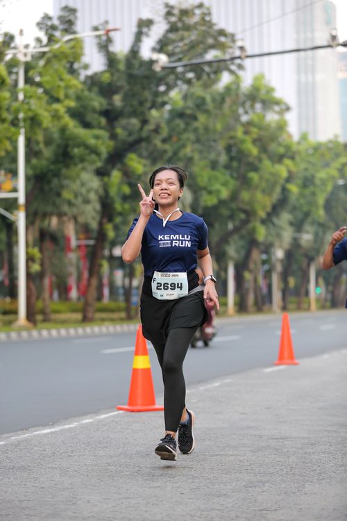 Race photo from KEMLU RUN 2025