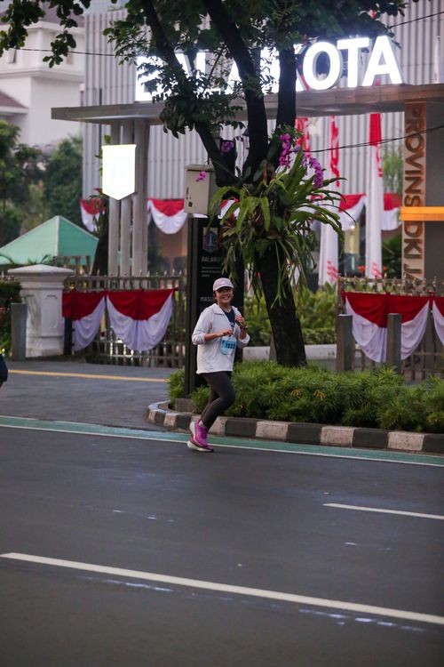 Race photo from KEMLU RUN 2025