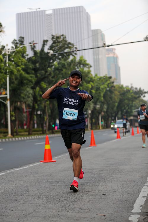 Race photo from KEMLU RUN 2025