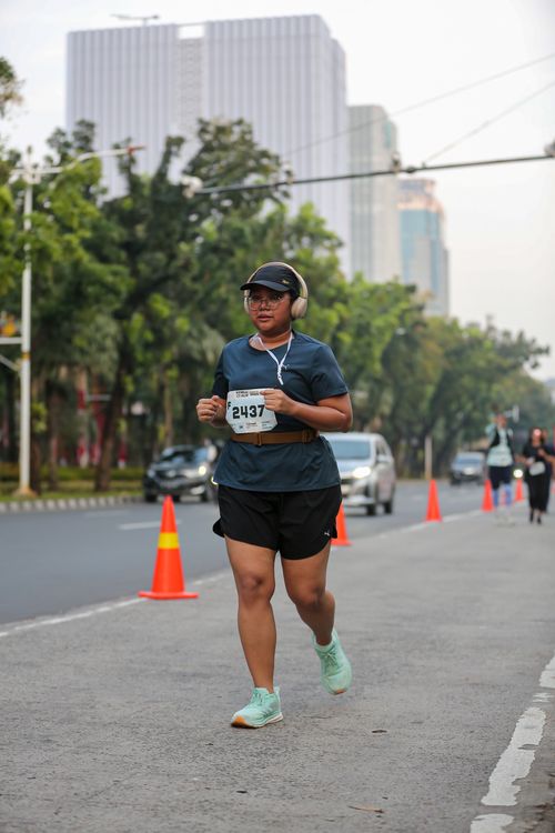 Race photo from KEMLU RUN 2025