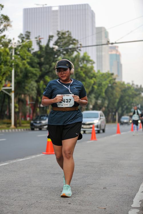 Race photo from KEMLU RUN 2025