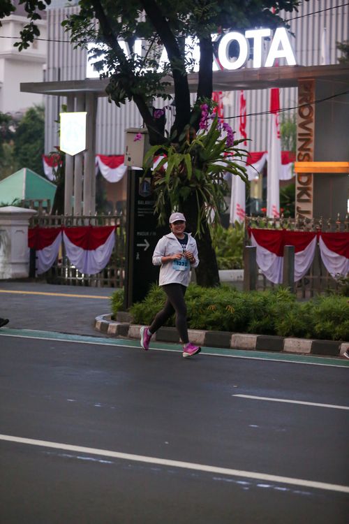 Race photo from KEMLU RUN 2025