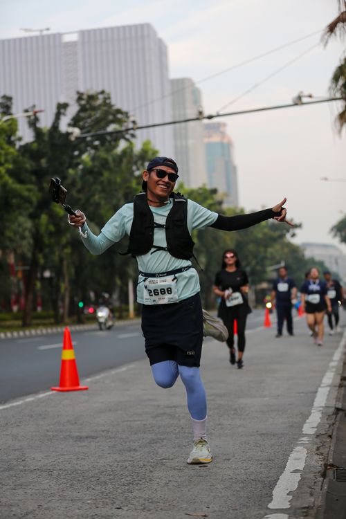 Race photo from KEMLU RUN 2025