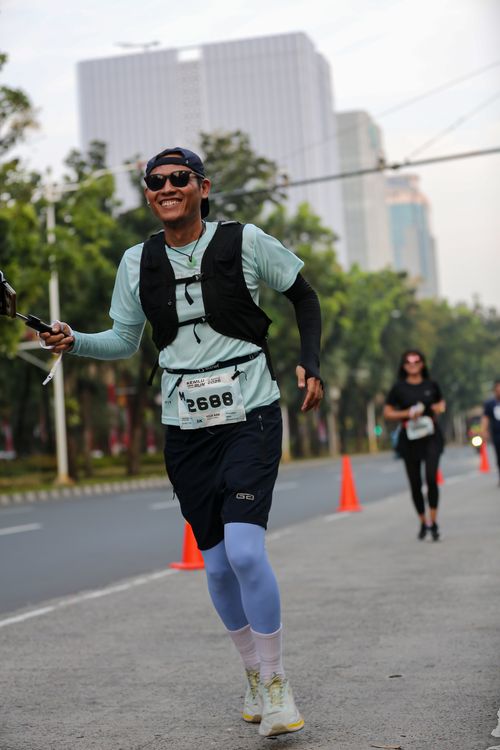 Race photo from KEMLU RUN 2025