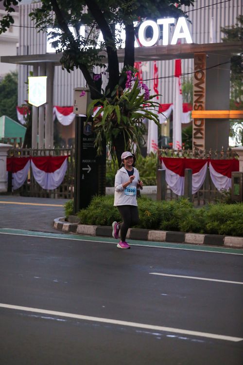 Race photo from KEMLU RUN 2025
