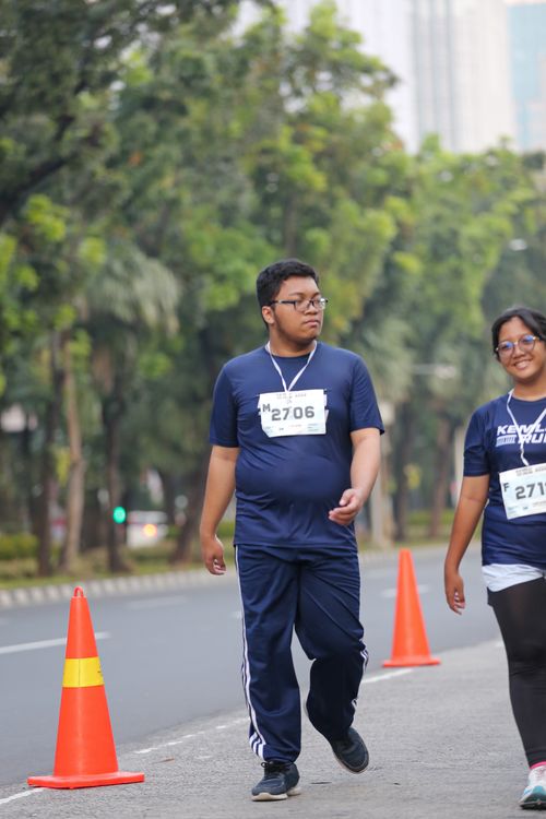Race photo from KEMLU RUN 2025