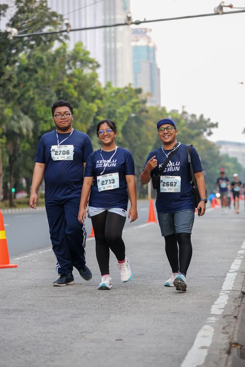 Race photo from KEMLU RUN 2025