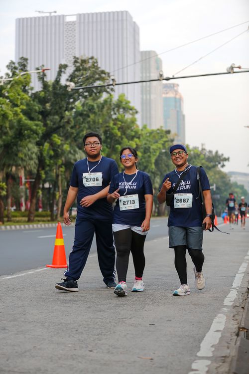 Race photo from KEMLU RUN 2025