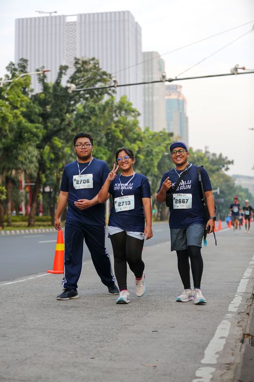 Race photo from KEMLU RUN 2025