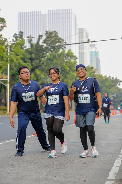 Race photo from KEMLU RUN 2025