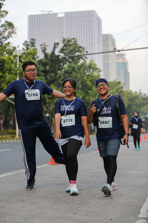 Race photo from KEMLU RUN 2025