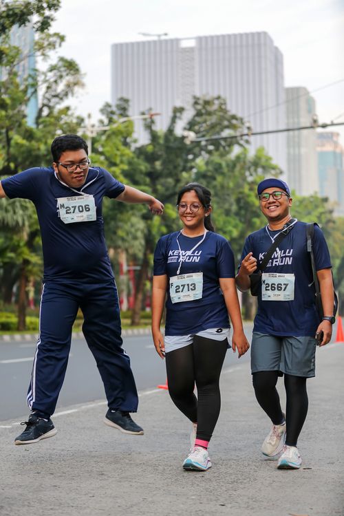 Race photo from KEMLU RUN 2025