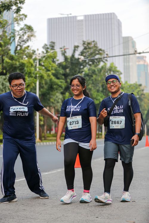 Race photo from KEMLU RUN 2025
