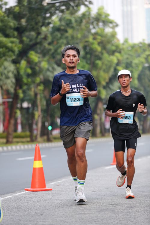 Race photo from KEMLU RUN 2025