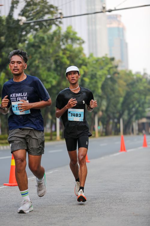 Race photo from KEMLU RUN 2025