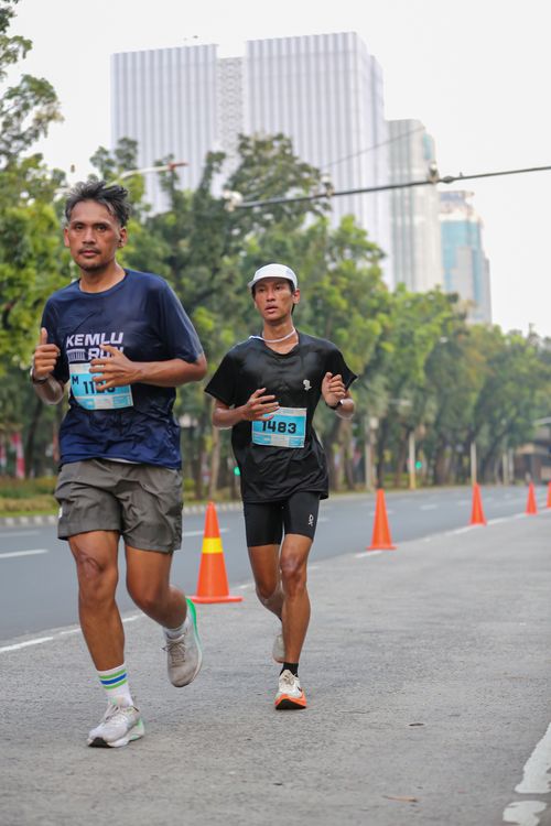 Race photo from KEMLU RUN 2025