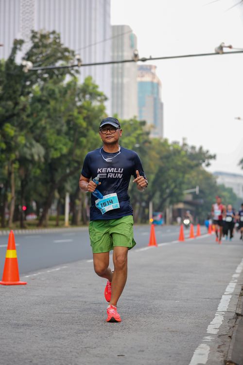 Race photo from KEMLU RUN 2025