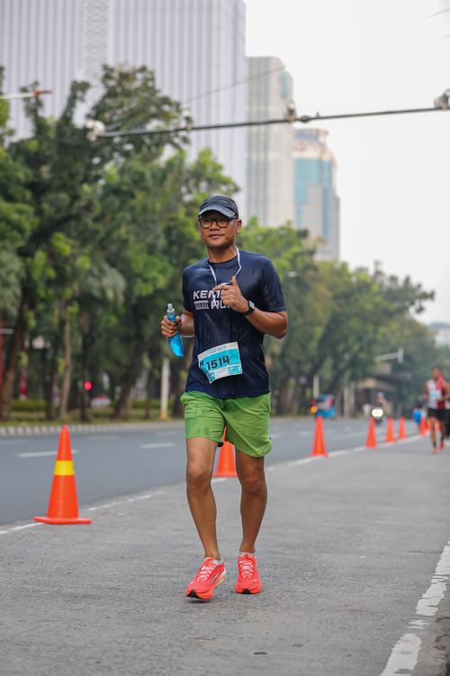 Race photo from KEMLU RUN 2025