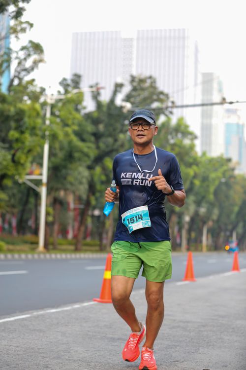 Race photo from KEMLU RUN 2025
