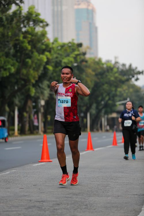 Race photo from KEMLU RUN 2025