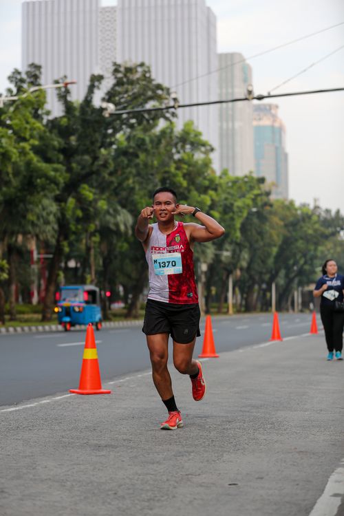 Race photo from KEMLU RUN 2025