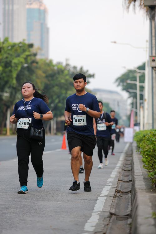 Race photo from KEMLU RUN 2025