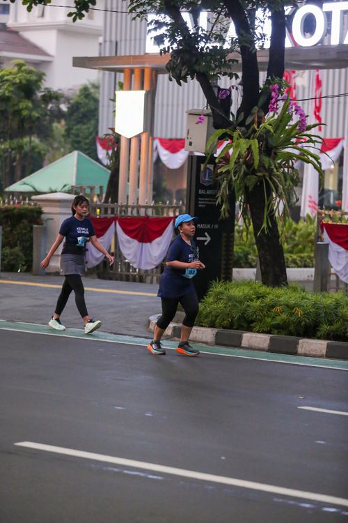 Race photo from KEMLU RUN 2025