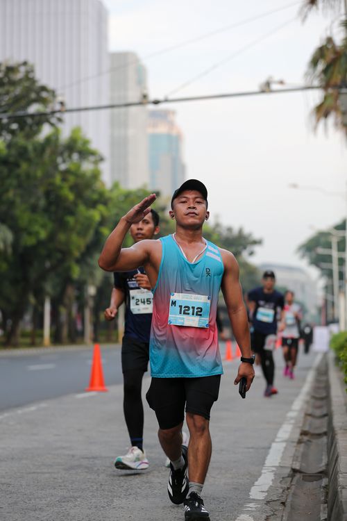 Race photo from KEMLU RUN 2025
