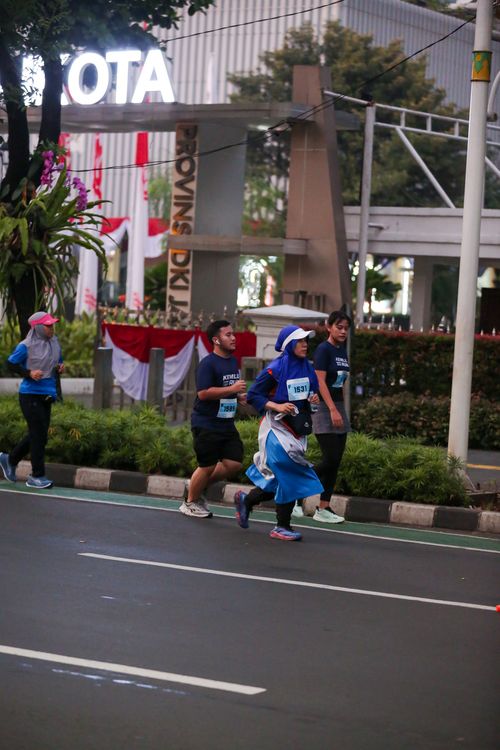 Race photo from KEMLU RUN 2025