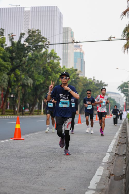 Race photo from KEMLU RUN 2025