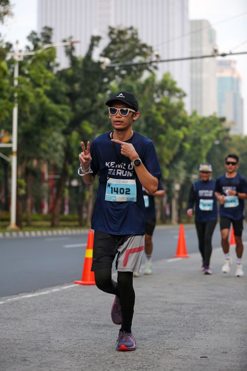 Race photo from KEMLU RUN 2025