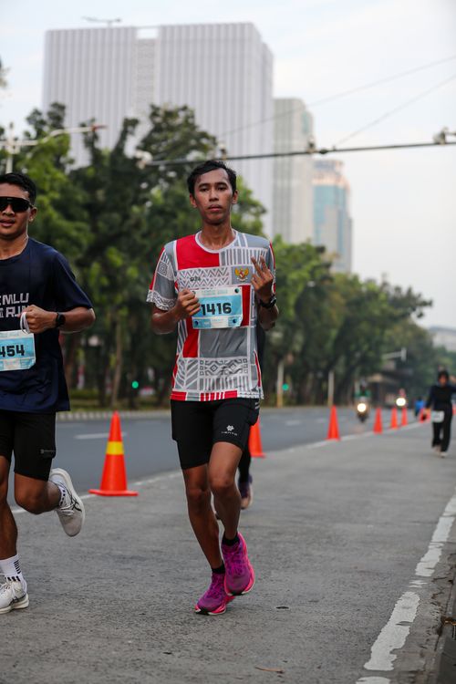 Race photo from KEMLU RUN 2025