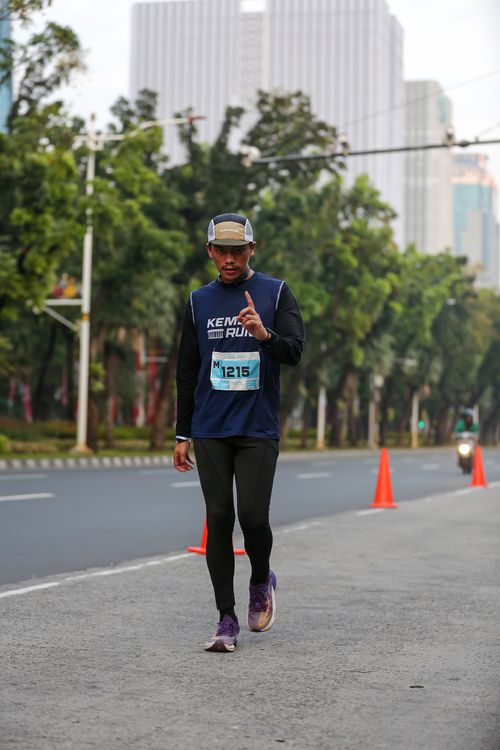 Race photo from KEMLU RUN 2025