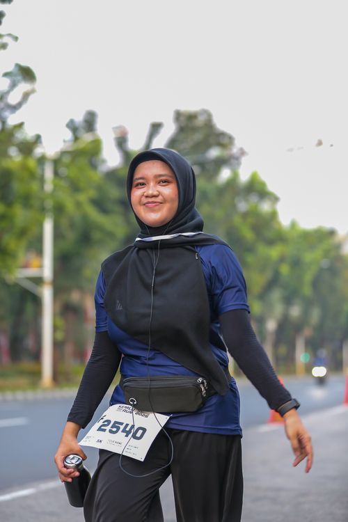 Race photo from KEMLU RUN 2025