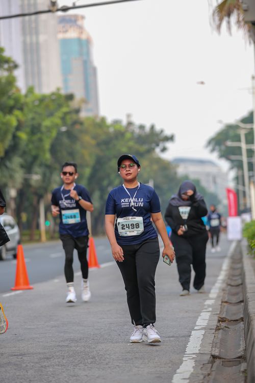 Race photo from KEMLU RUN 2025