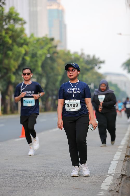Race photo from KEMLU RUN 2025