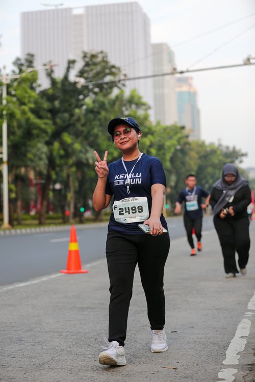 Race photo from KEMLU RUN 2025