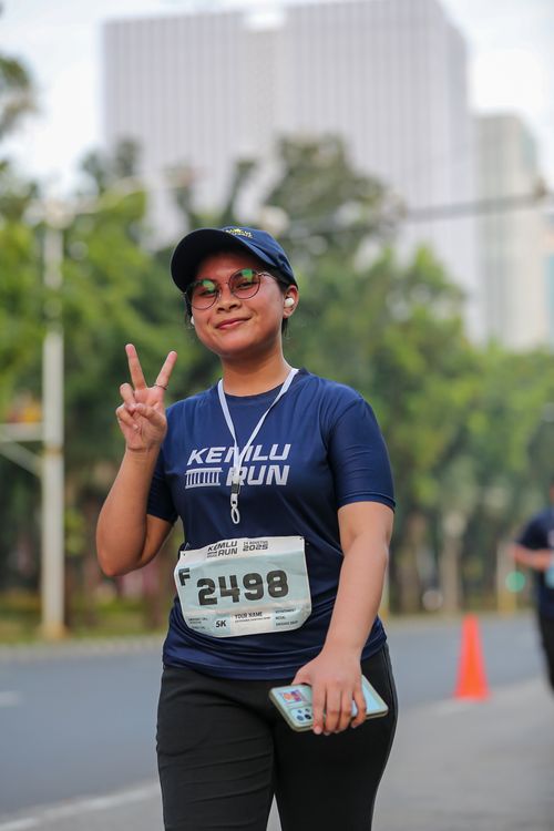 Race photo from KEMLU RUN 2025