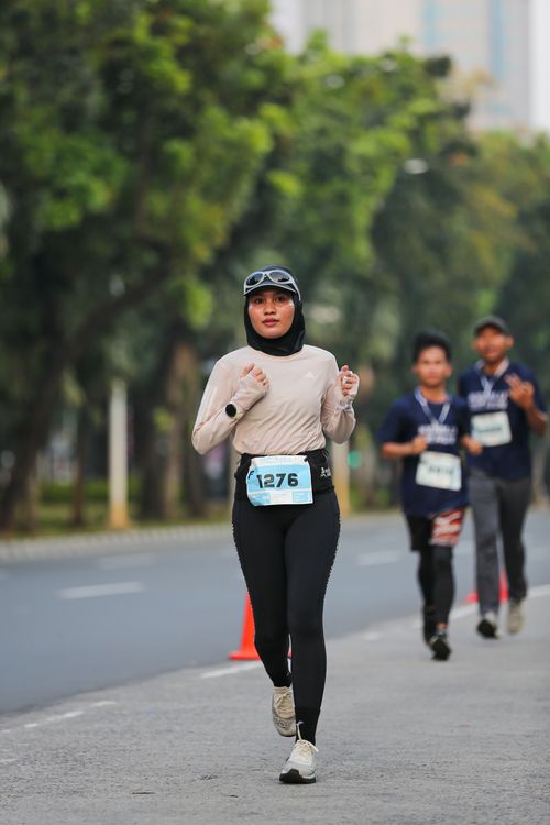 Race photo from KEMLU RUN 2025