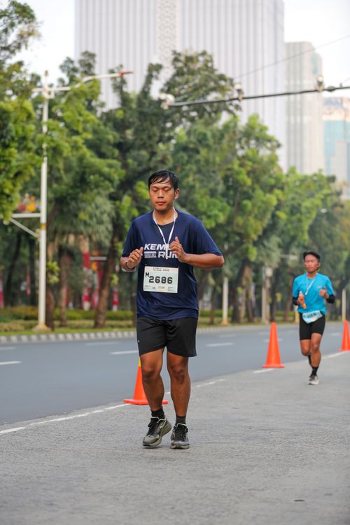 Race photo from KEMLU RUN 2025