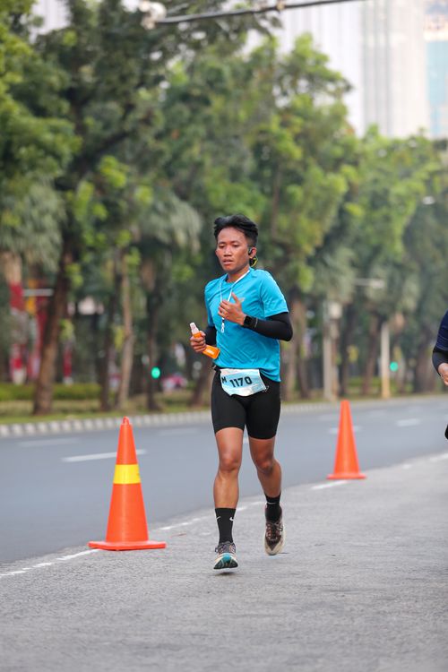 Race photo from KEMLU RUN 2025
