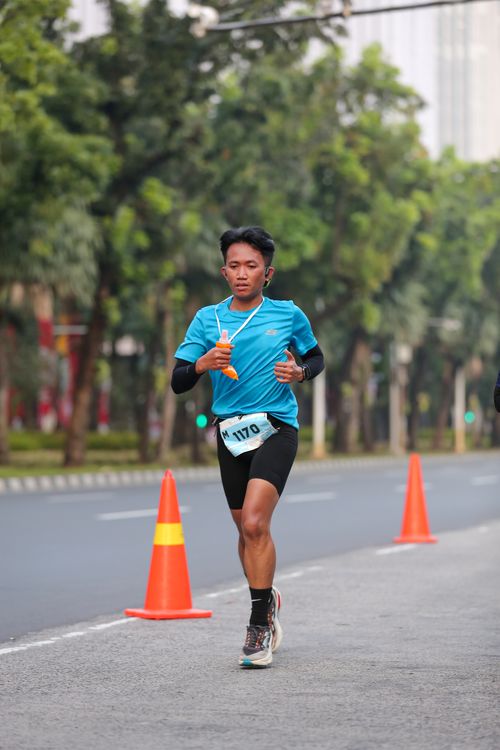 Race photo from KEMLU RUN 2025
