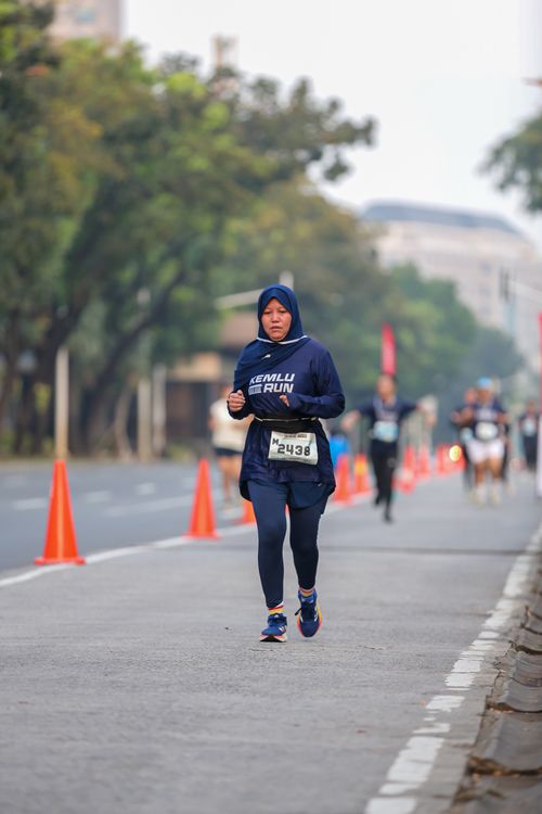 Race photo from KEMLU RUN 2025