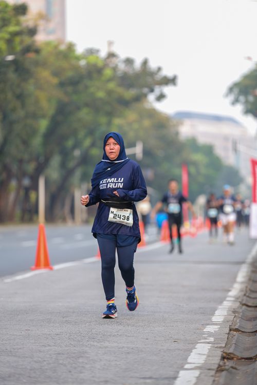 Race photo from KEMLU RUN 2025