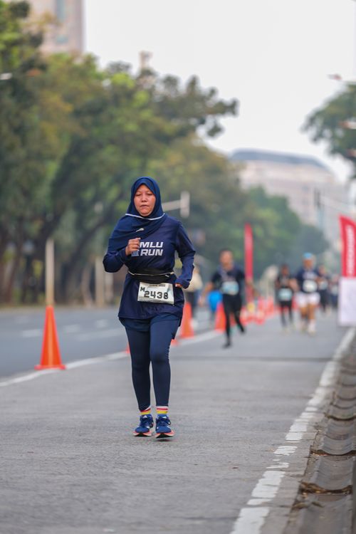 Race photo from KEMLU RUN 2025