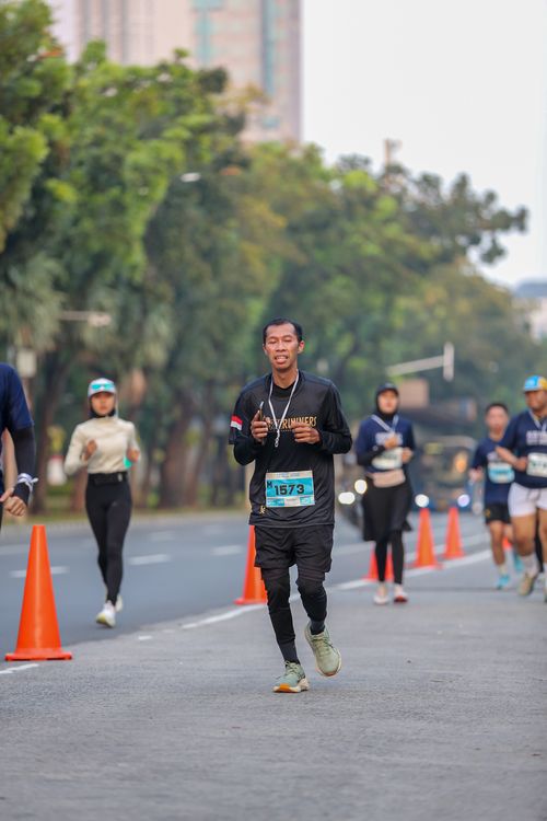 Race photo from KEMLU RUN 2025