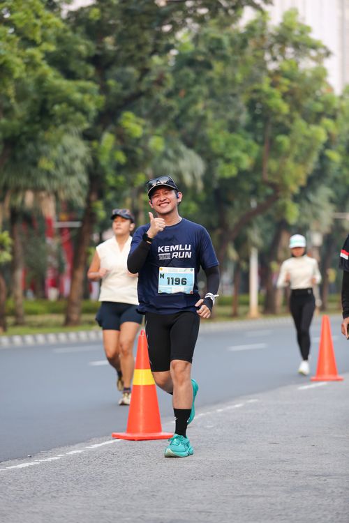 Race photo from KEMLU RUN 2025