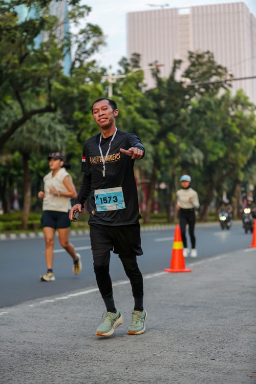 Race photo from KEMLU RUN 2025
