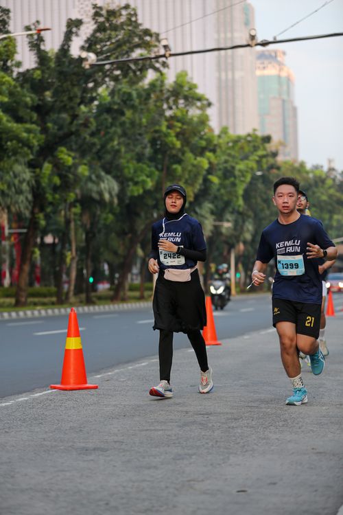 Race photo from KEMLU RUN 2025