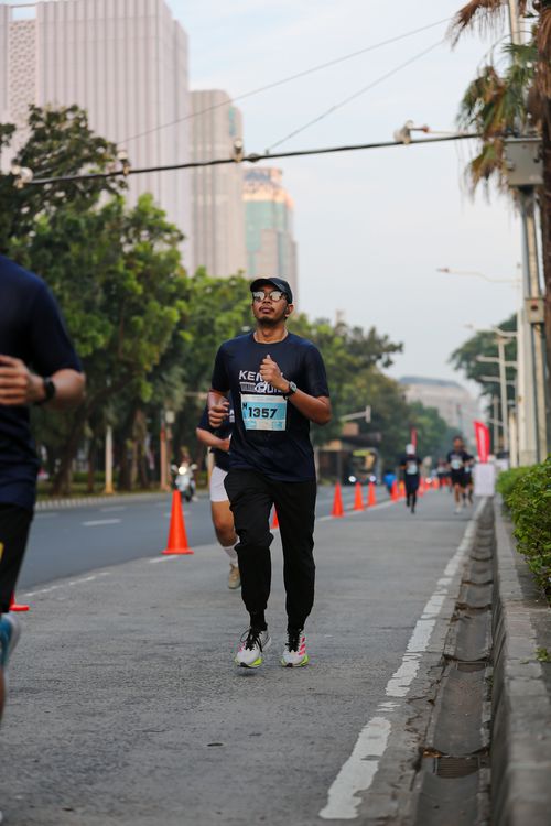Race photo from KEMLU RUN 2025